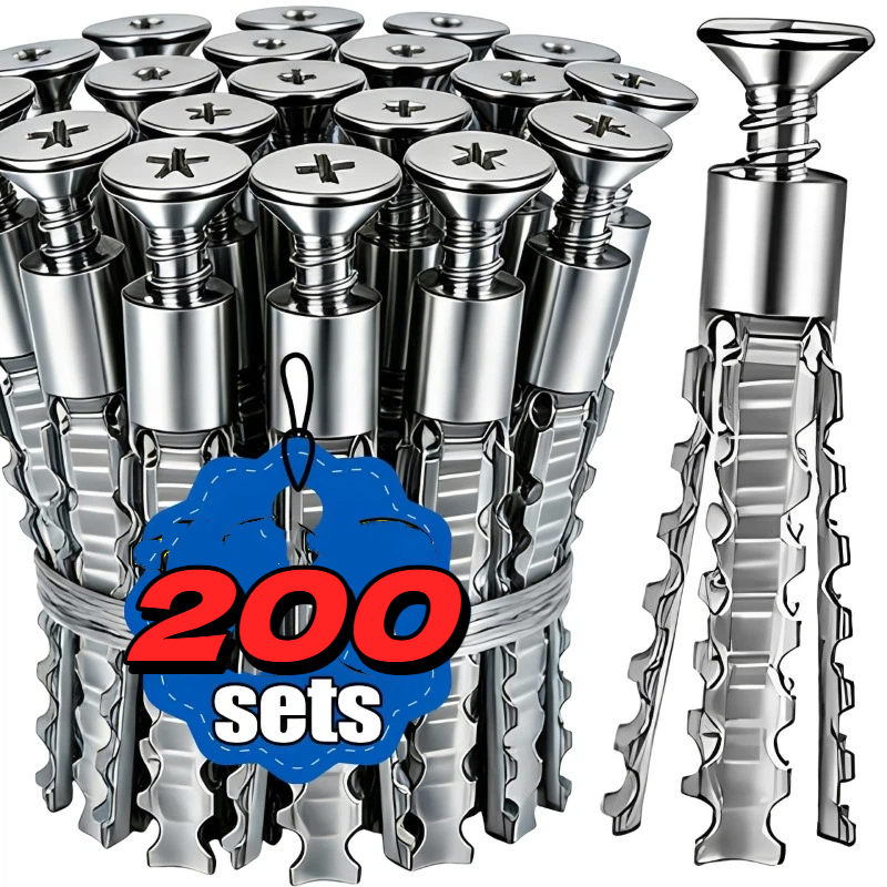 Drywall Anchor Screw - أنابيب تمدد 6/8 مم للجدران المجوفة،