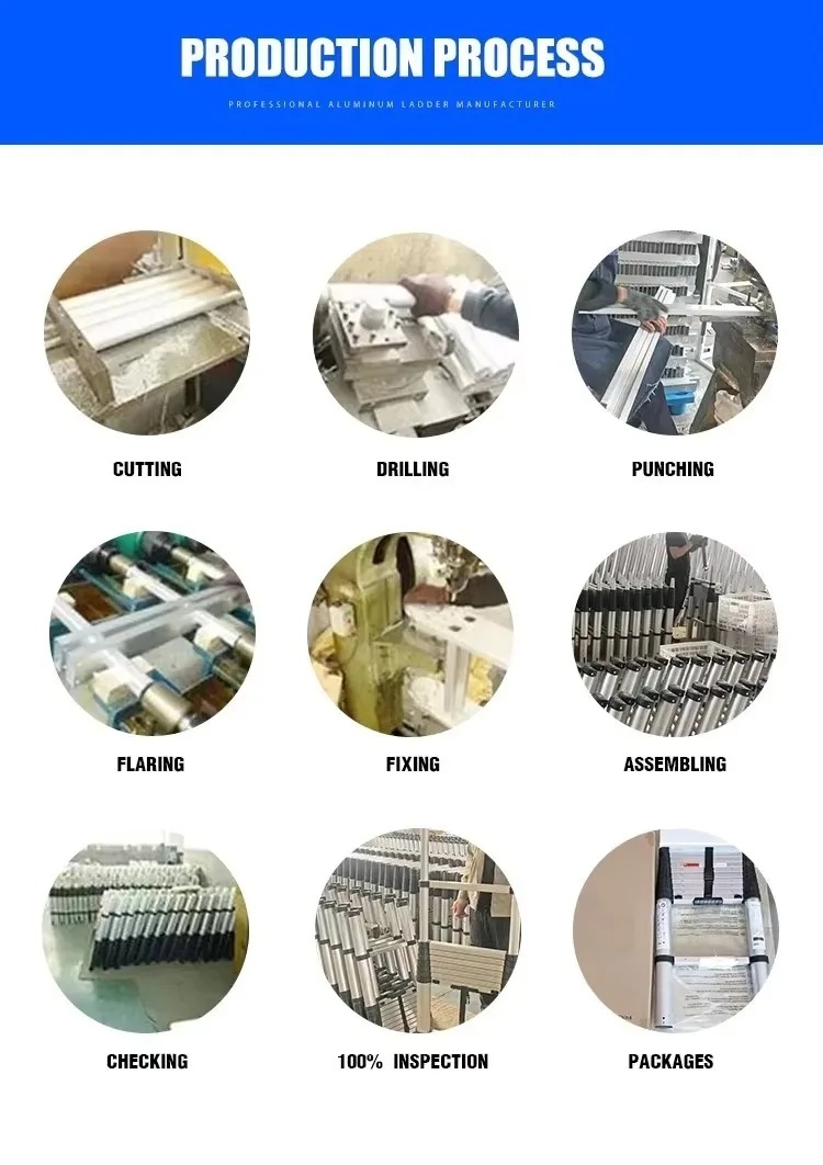 Home Improvement Industry - سلم ألومنيوم قابل للطي MF-TLA112-6 بطول