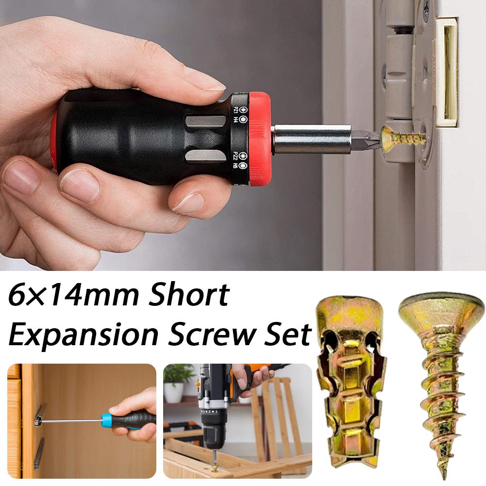 Drywall Anchor Screw - 100 قطعة براغي إصلاح مفصلات الأبواب