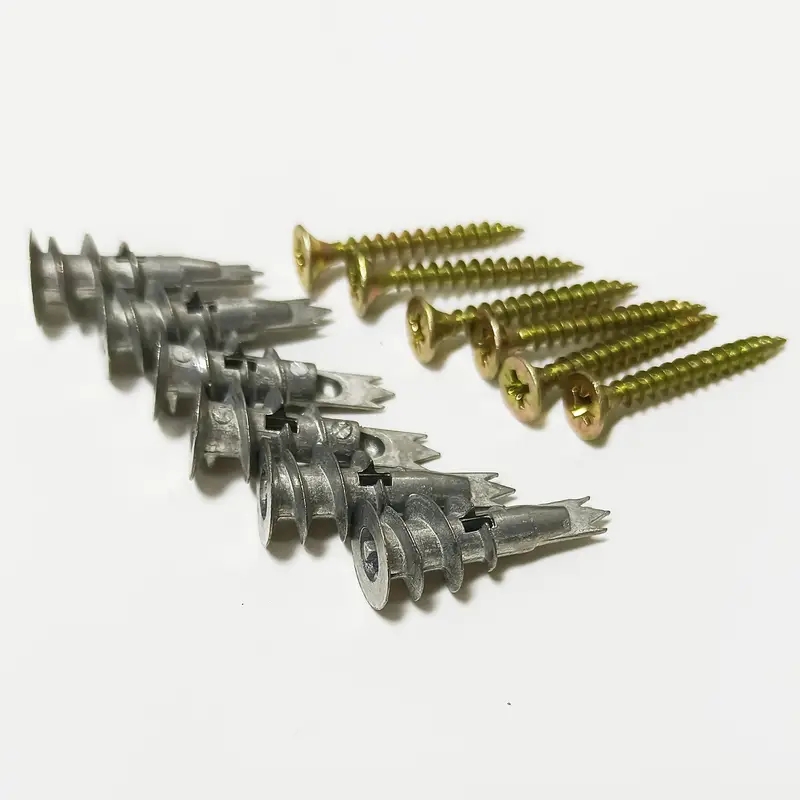 10 قطع من مثبتات الجدران المعد - مراجعة Drywall Anchor Screw وسعره