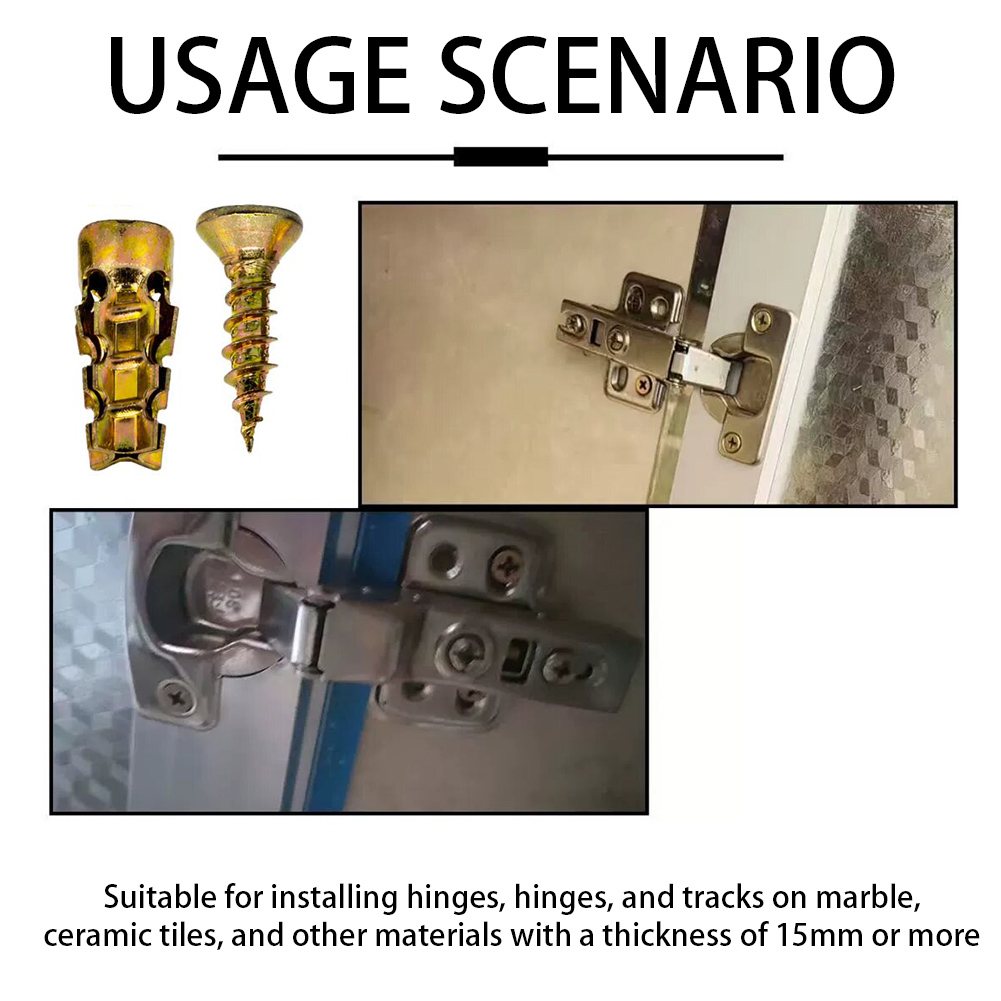 6*14 مللي متر الباب المفصلي ال - مراجعة Drywall Anchor Screw وسعره