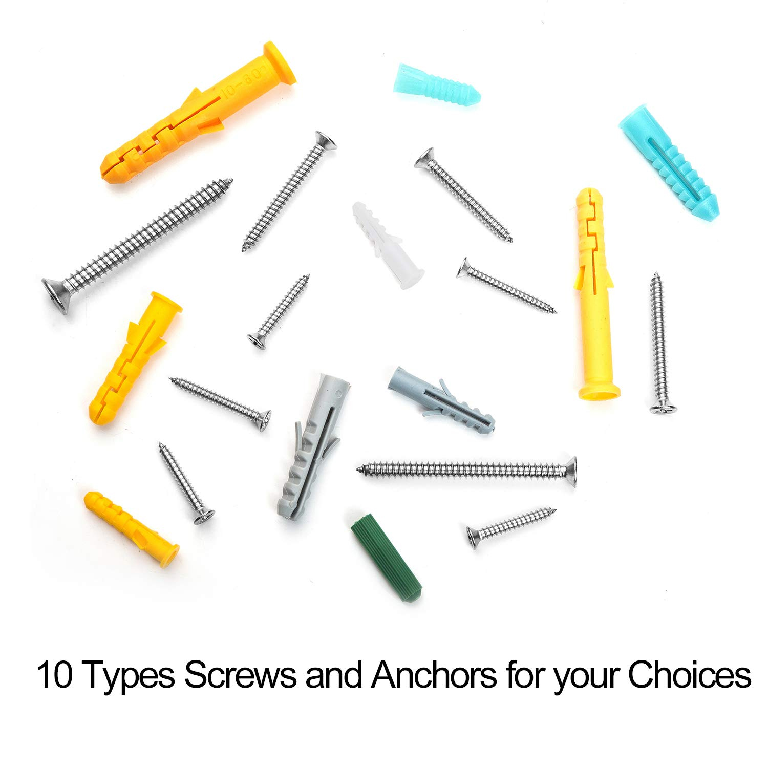 482 قطعة/المجموعة البلاستيك ال - مراجعة Drywall Anchor Screw وسعره