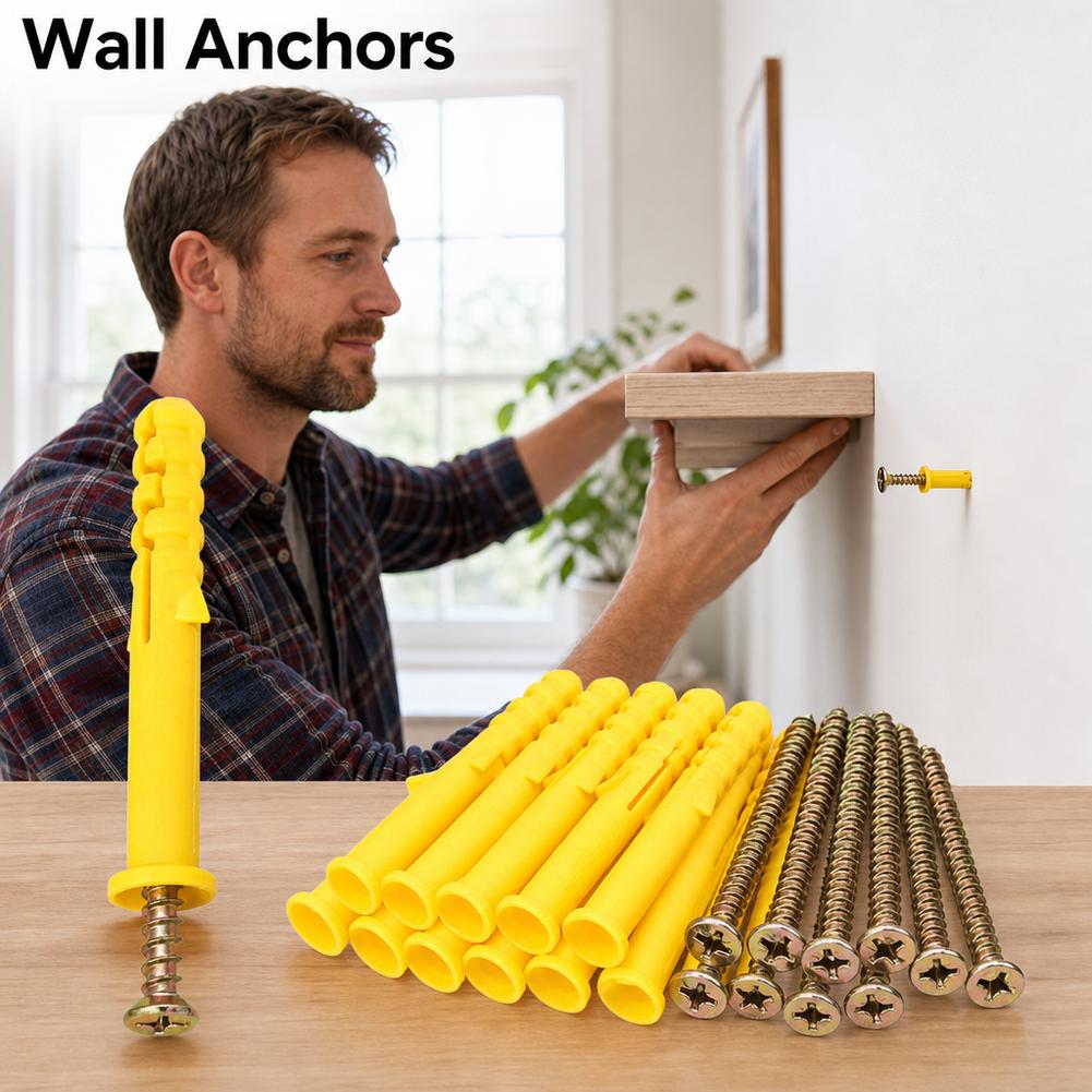 طقم تثبيت الجدران الجافة M6 M8 - مراجعة Drywall Anchor Screw وسعره