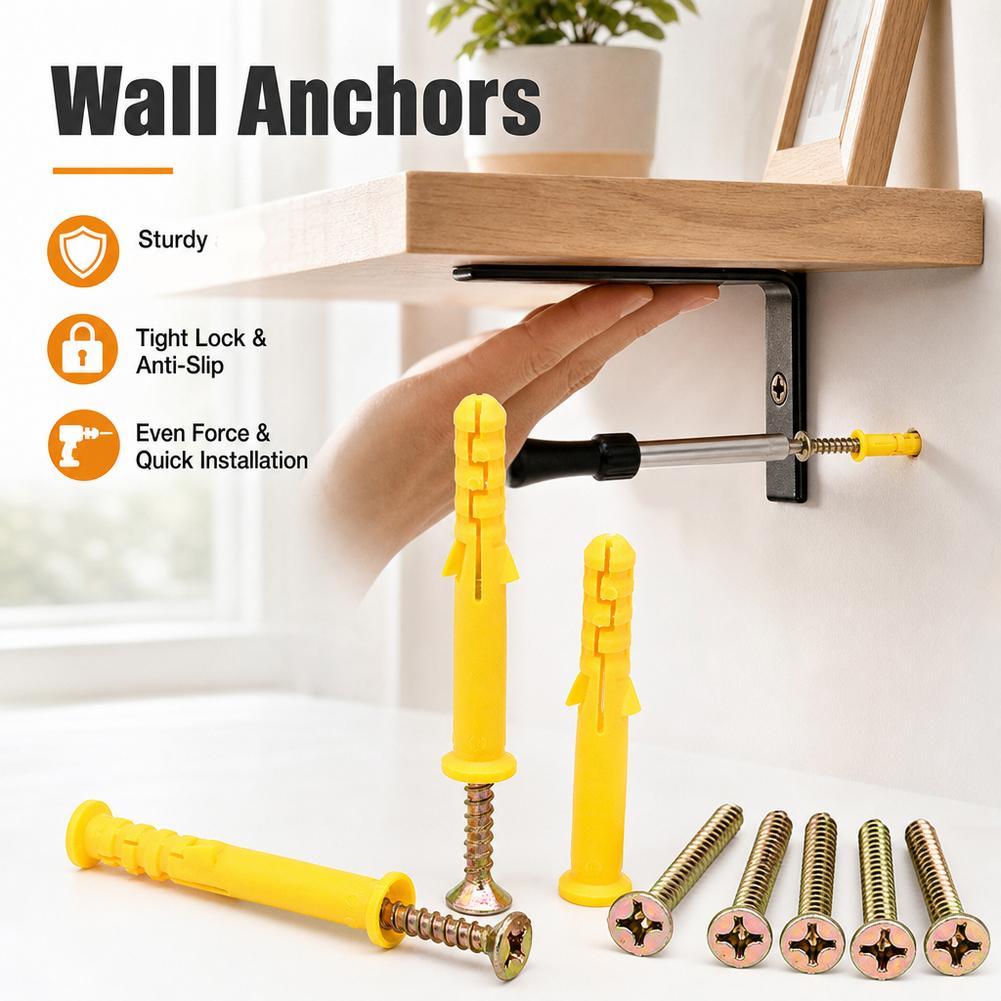 طقم تثبيت الجدران الجافة M6 M8 - مراجعة Drywall Anchor Screw وسعره