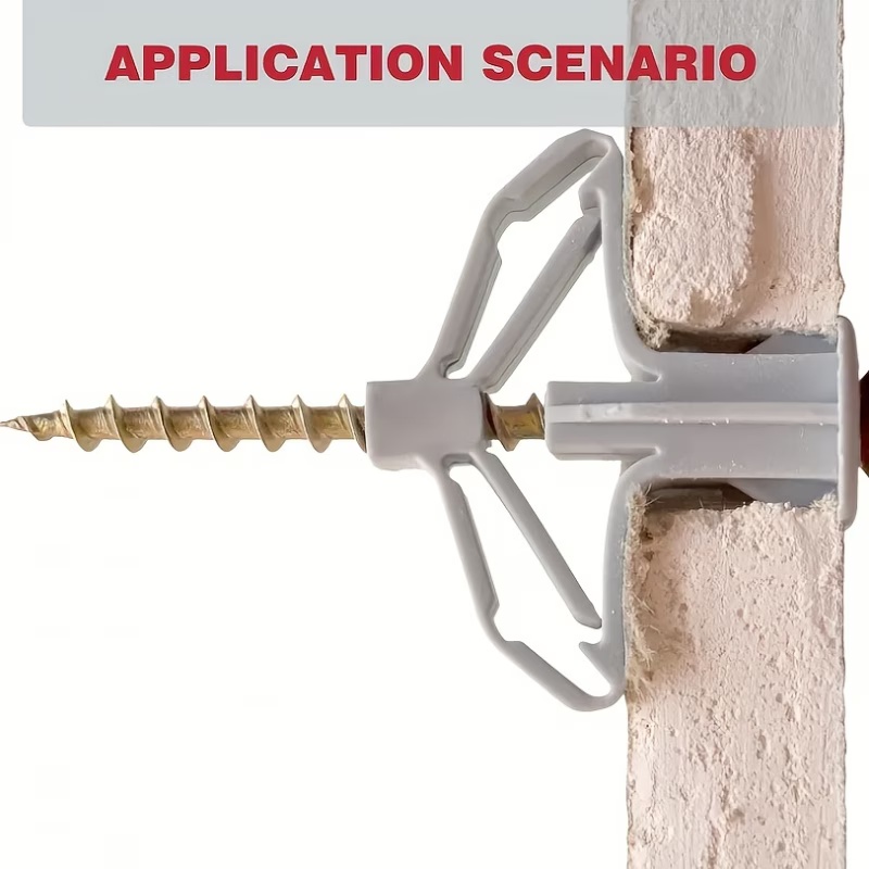 100 قطعة من مسامير التمدد للأل - مراجعة Drywall Anchor Screw وسعره