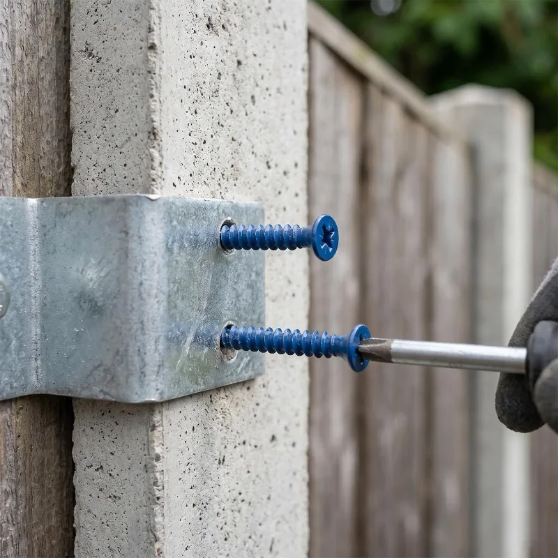 مسامير خرسانية زرقاء برأس مسطح - مراجعة Drywall Anchor Screw وسعره